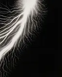 Hiroshi Sugimoto, Lightning Fields 226, 2009, Gelatin silver print, printed 2010