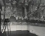 Abelardo Morell, Camera Obscura Image of Manhattan View Looking West in Empty Room