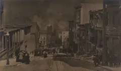 Arnold Genthe, San Francisco, April 18th, 1906, Gelatin silver print