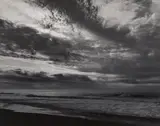 Ansel Adams, Beach, Evening, Northern California Coast, 1964, Gelatin silver print