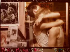 Mark Morrisroe, Untitled (John S. and Jonathan), 1985, Chromogenic print with applied ink