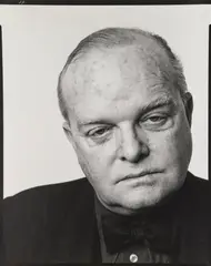 Richard Avedon, Truman Capote, writer, New York City, 12-18-74, 1974, Gelatin silver print