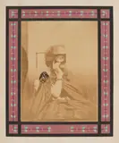 Pierre-Louis Pierson, Selected Images of Countess de Castiglione, 1860s, Four albumen prints, mounted to board, one print on the recto with hand-embellished border, three prints on the reverse
