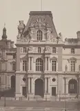 Édouard Baldus, Pavillon Turgot (1er État), Nouveau Louvre, Paris, 1854-1857, Salt print or lightly albumenized salt print