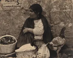 Paul Strand, Woman with Hen, Tenancingo, Mexico, 1933, Possibly unique platinum print