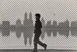 Ruth Orkin, Boy & Fence, Central Park Reservoir, 1954, Gelatin silver print, printed later