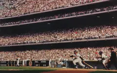 Neil Leifer, Willie Mays, Giants vs. Dodgers, Dodgers Stadium, L.A., 1962, Chromogenic print, printed later