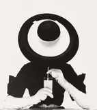 Irving Penn, Black and White Hat, New York