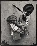 Vogue Editorial Still Life, Luggage, New York by Irving Penn, 1948, Gelatin silver print, printed 1985, sold Oct 2025