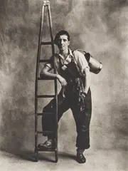 Window Washer, London by Irving Penn, 1950, Platinum-palladium print, printed 1967, sold Oct 2025