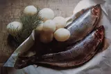 Irving Penn, Potatoes and Baltic Herring, Sweden