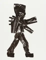 Single Miyake Warrior, New York by Irving Penn, 1998, Platinum-palladium print, printed 1998, sold Oct 2025