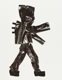 Irving Penn, Single Miyake Warrior, New York, 1998, Platinum-palladium print, printed 1998