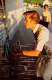 William Eggleston, Memphis (supermarket boy with carts)