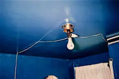 Untitled (blue ceiling) by William Eggleston, circa 1970-1974, Dye transfer print, printed 2012, sold Mar 2025