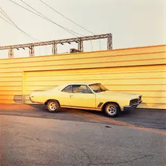 Untitled (yellow car) by William Eggleston, circa 1976, Dye transfer print, printed 1999, sold Mar 2025
