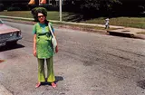 William Eggleston, Untitled (woman in green dress)