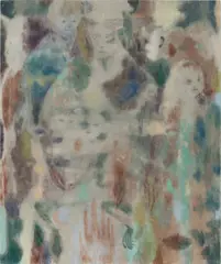 Maja Ruznic, Visitors, 2020, oil on canvas
