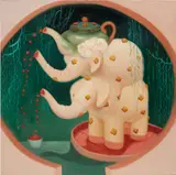 Dominique Fung, i spy, 2019, oil on canvas