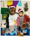 John Rivas, Hijo te extraño, 2018, mixed media