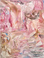 Gabriel Mills, Euphrates Butterfly Vision, 2020, oil on canvas