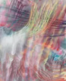 Andrea Marie Breiling, Hannah Baby, 2021, spray paint on canvas