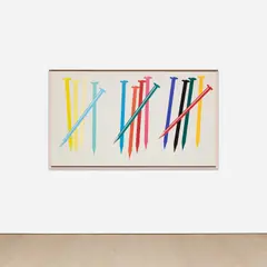 Untitled by James Rosenquist, 1973, oil silkscreen on canvas, sold Mar 2024