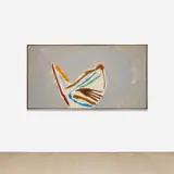 Kikuo Saito, Ringai chase, 1979, acrylic on canvas