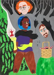The Money Tree by Nina Chanel Abney, 2008, acrylic on canvas, sold Mar 2024