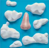 John Baldessari, God Nose, 2007, hand-painted Liquitex on cast aluminum