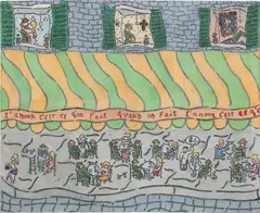 L'amour c'est ce qu'on fait by William Copley, 1993, acrylic on canvas, offered Mar 2024