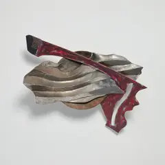 Stubb's Supper (S-1, 1X) by Frank Stella, 1986-1987, acrylic on stainless steel, carbon steel and bronze, offered Mar 2024
