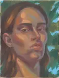 Chloe Wise, Self-Portrait, 2020, oil on canvas