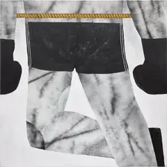 Vojtěch Kovařík, Hanged, 2019, acrylic on canvas