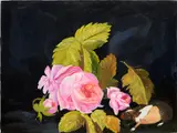 Karen Kilimnik, home of the dewdrop fairy, 1998, water soluable oil color on canvas