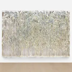 Mob Mentality by Diana al-Hadid, 2014, polymer gypsum, fiberglass, steel, plaster, gold leaf and pigment, sold Mar 2024