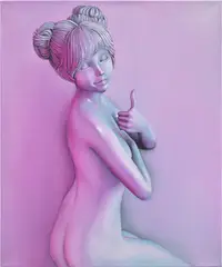 Emma Stern, Amber 2, 2020, oil on canvas