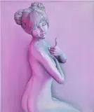Emma Stern, Amber 2, 2020, oil on canvas