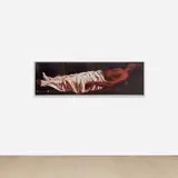 Tyler Ballon, Dead Body of Christ, 2017, acrylic on wood