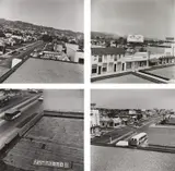Ed Ruscha, Four works from the Rooftops series: (i) Roof Top View #2; (ii) Roof Top View #3; (iii) Roof Top View #4; (iv) Roof Top View #5, 1961, gelatin silver print