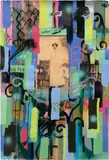 Radcliffe Bailey, Untitled, 1998, gouache on photo and paper collage