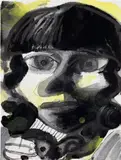 Dana Schutz, Dark Haired Girl