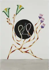 Alejandro Cardenas, Plant Study 3, 2020, watercolor on paper