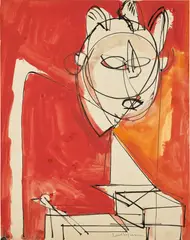 Hans Hofmann, Untitled, 1944, goauche, watercolor and ink on paper