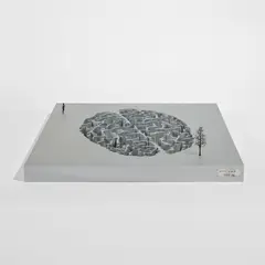 Yoan Capote, Open Mind, 2009, cut aluminum and plastic tree