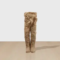 Magdalena Abakanowicz, Group of Ten from the series Crowd, 1986, burlap and resin