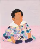 Shaina McCoy, Baby Self Portrait I, 2017, oil on canvas