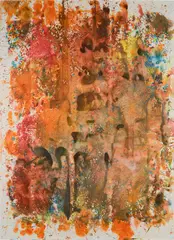 To be titled by Dan Colen, 2012, M&M's on paper, sold Mar 2024