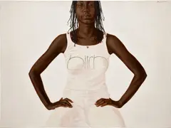 Barkley L. Hendricks, Vendetta, 1977, oil, acrylic and Magna on canvas