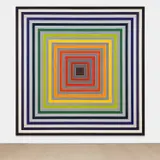Frank Stella, Lettre sur les sourds et muets II, 1974, synthetic polymer paint on canvas